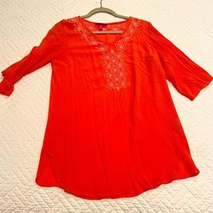 Lilly for Target Coral and Pink Coverup